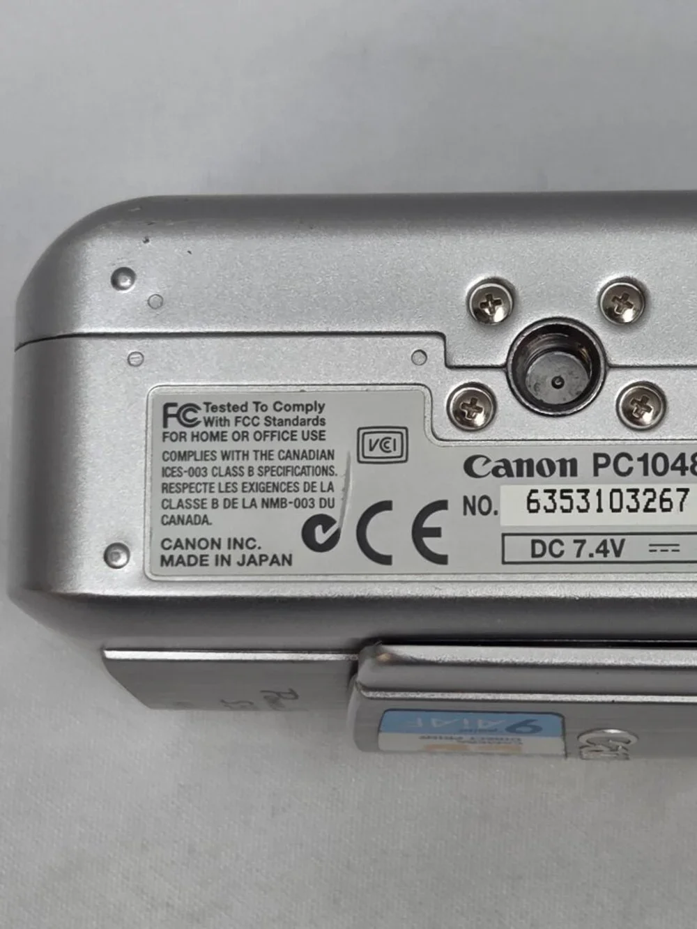 Canon Powershot S50 Silver 5 Mega Pixel Digital Camera 3x Zoom - Picture 11 of 15